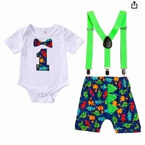 12-18 months Dino birthday outfit
